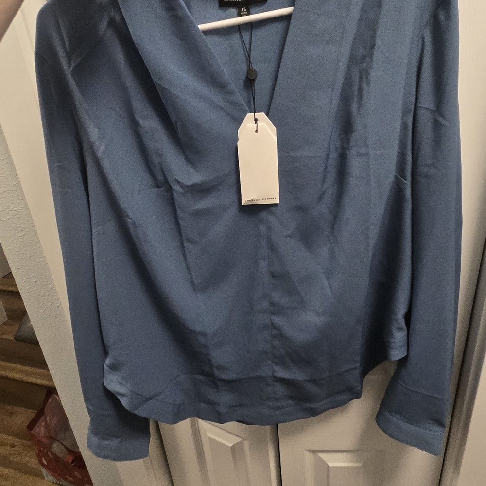 Universal Standard Blue Women's Blouse